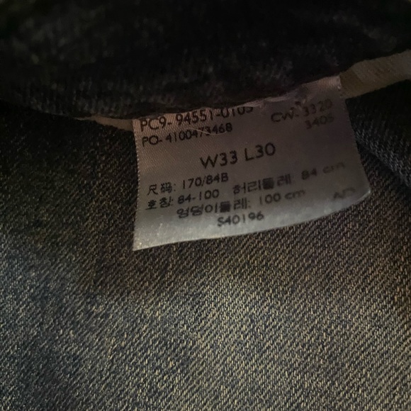 LEVI’S SIGNATURE S67 ATHLETIC JEANS.            SIZE: 33/30 - Picture 8 of 8
